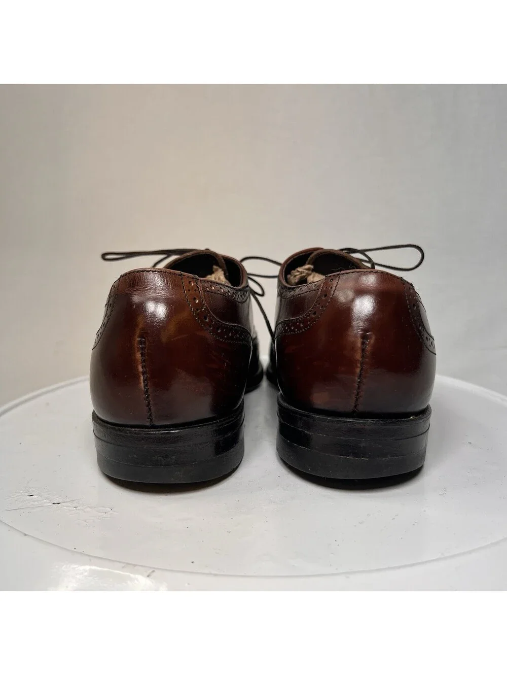 Sanitized Comfort Plus Leather WingTip Dress Shoes Oxfords Men’s Size 7 - USA